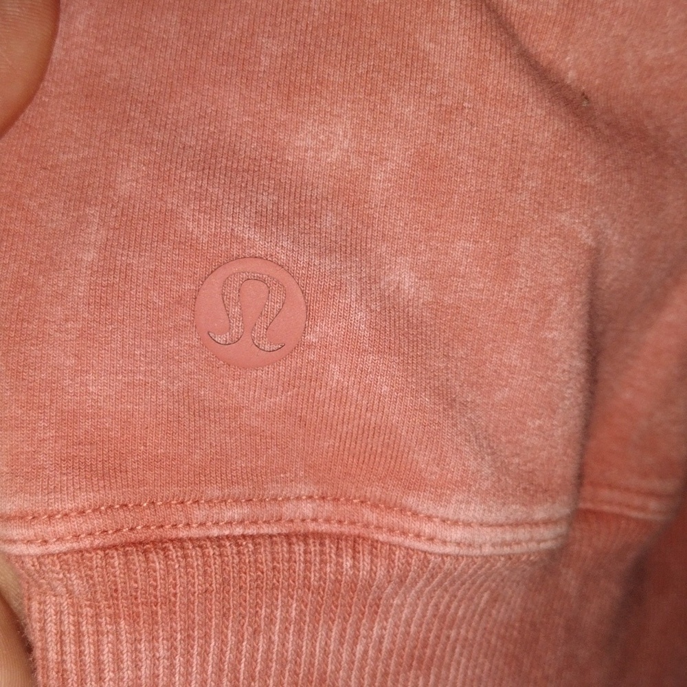 Lululemon Ready to Roll Crew Acid Rubber Dye Rustic Coral 6 - Picture 7 of 7